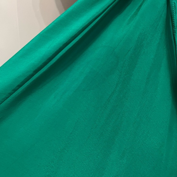 BNWOT MANISH VAID Madrid Emerald Green Halter Neck Dress, one size - Picture 9 of 10